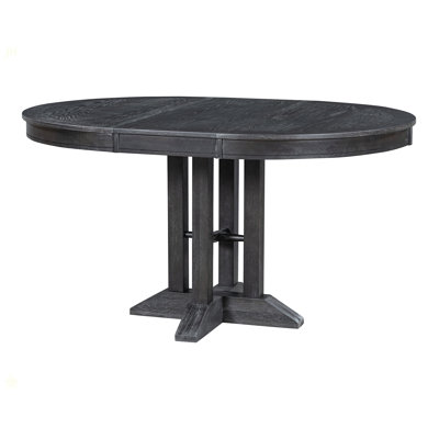 Farmhouse Dining Table Extendable Round Table For Kitchen, Dining Room