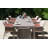 Rio Rectangular Metal Extendable Outdoor Dining Table , in. W in. D-99405512-99372852