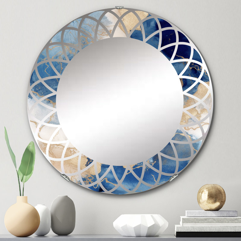 Miroir mural Zyanne, 24 po x 24 po