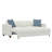 White Pop-Up Sleeper Sofa
