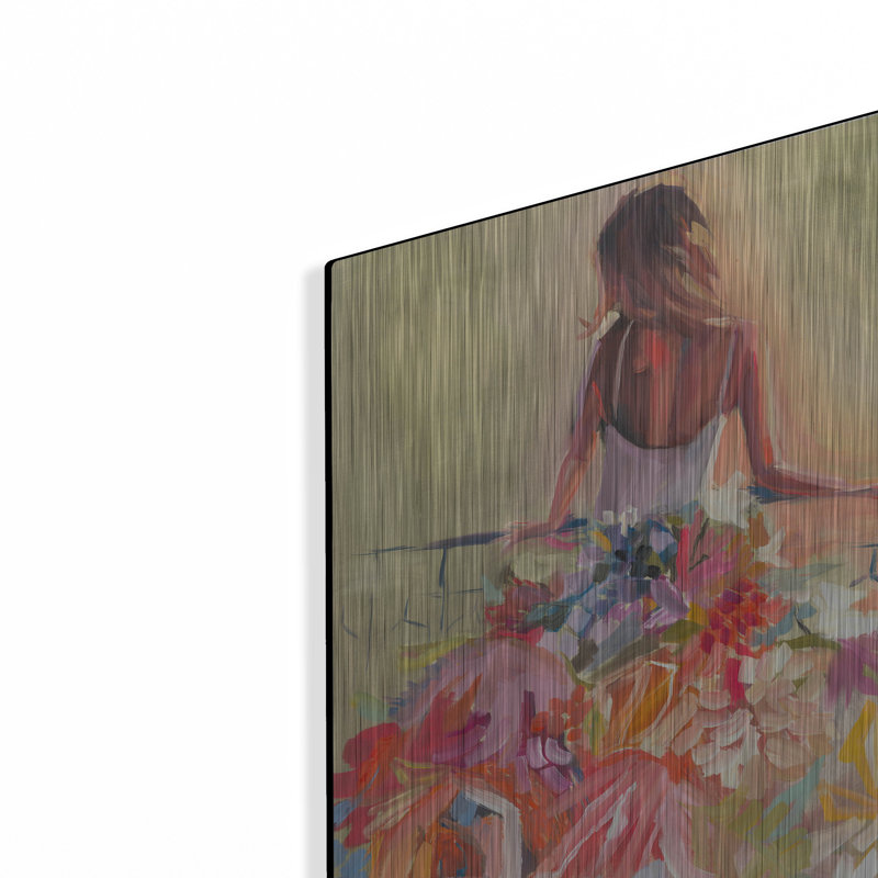 «Flower Dress» par Jenny Westenhofer, H 16 po x l 12 po