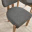 Chaises de salle à manger modernes, chaises de salle à manger rembourrées modernes, chaises de campagne pour la salle à manger, ensemble de 2-129672879