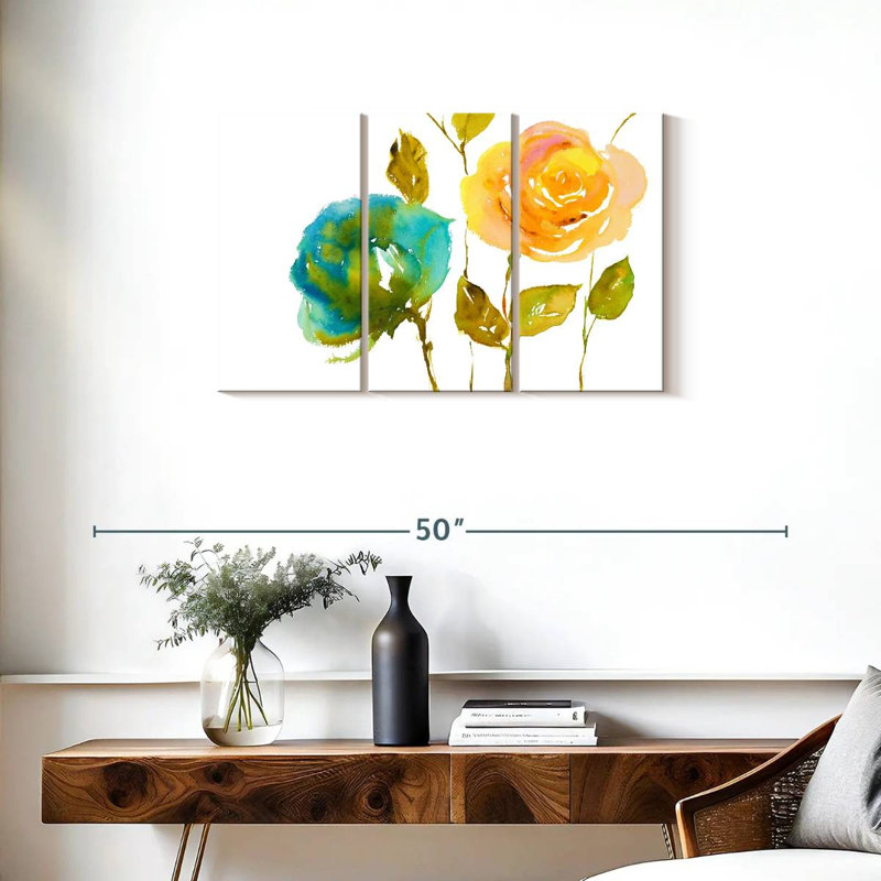 Harnek Blooming Hues, 20" H x 33" W