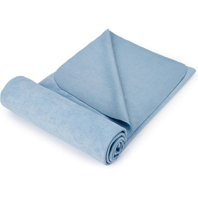 Suede Yoga Mat Towel, Non Slip Microfiber Pilates Towel, Sweat Absorbent Quick Dry Hot Yoga Towel, Soft Lightweight Yoga Towel for Hot Yoga, Bikram, Pilates, 72.05'' x 26.38''