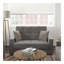 Causeuse convertible avec rangement en microfibre grise Primenest Collection Zenaero-88769200