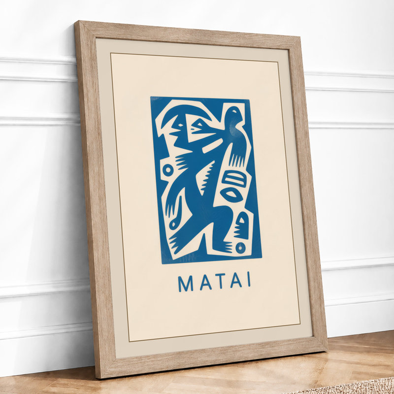 Matai Modern - Print, Oak, A4 - 29.7 x 21.0 cm