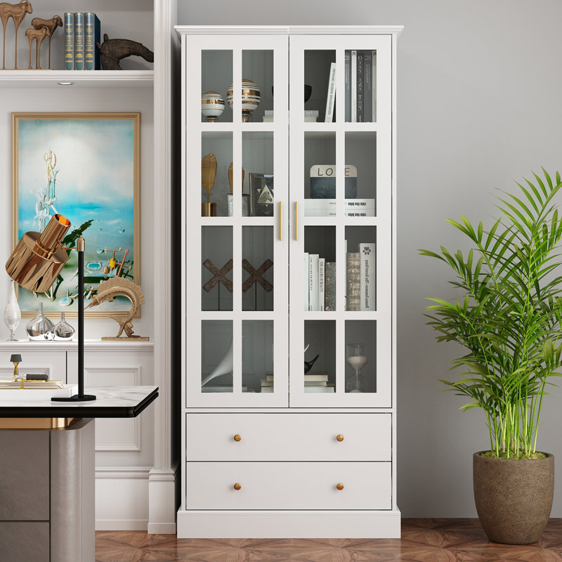 Bettyjane Storage Bookcase, White