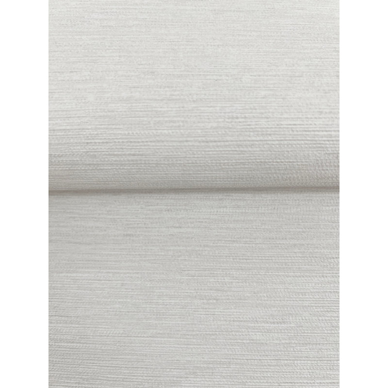 Papier peint tissé Declan, Blanc