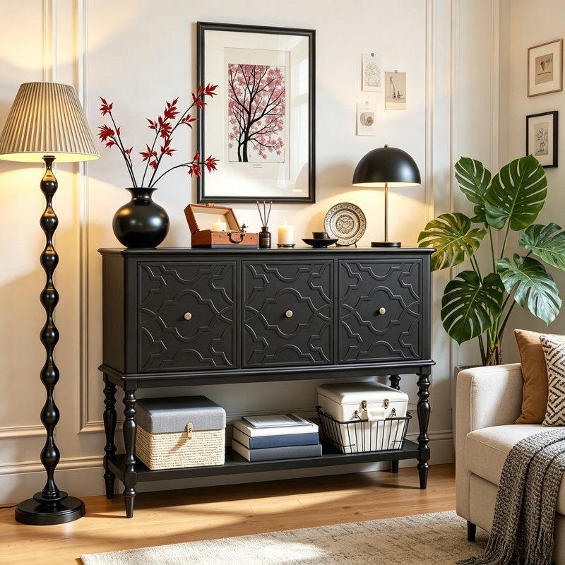 Armoire d'entrée French French, H 39,4 po x l 53,1 po x P 15 po