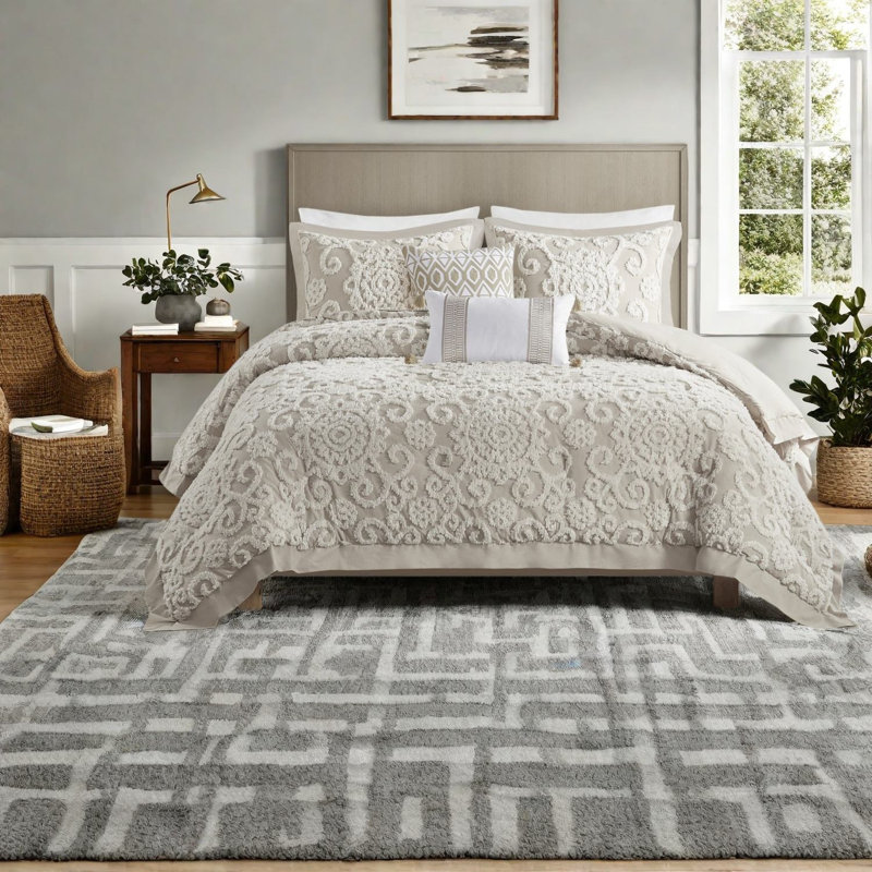 Luxurious Cotton Bedding Set, Tufted Oversized, Home Comfort