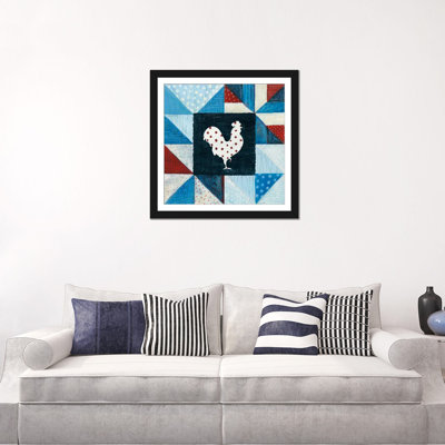 « modern americana farm », reproduction d’art sur toile tendue