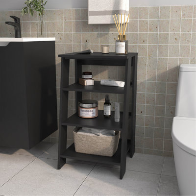Freestanding Bathroom Shelf With Open Storage