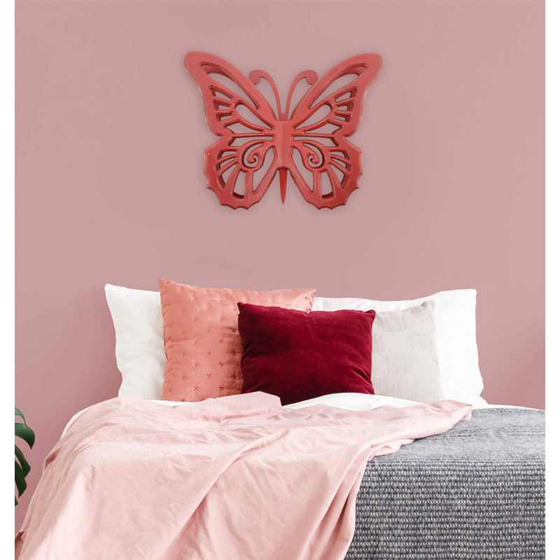 3D Double-Layer Butterfly Wall Décor Collection - WD-024 Red, Red
