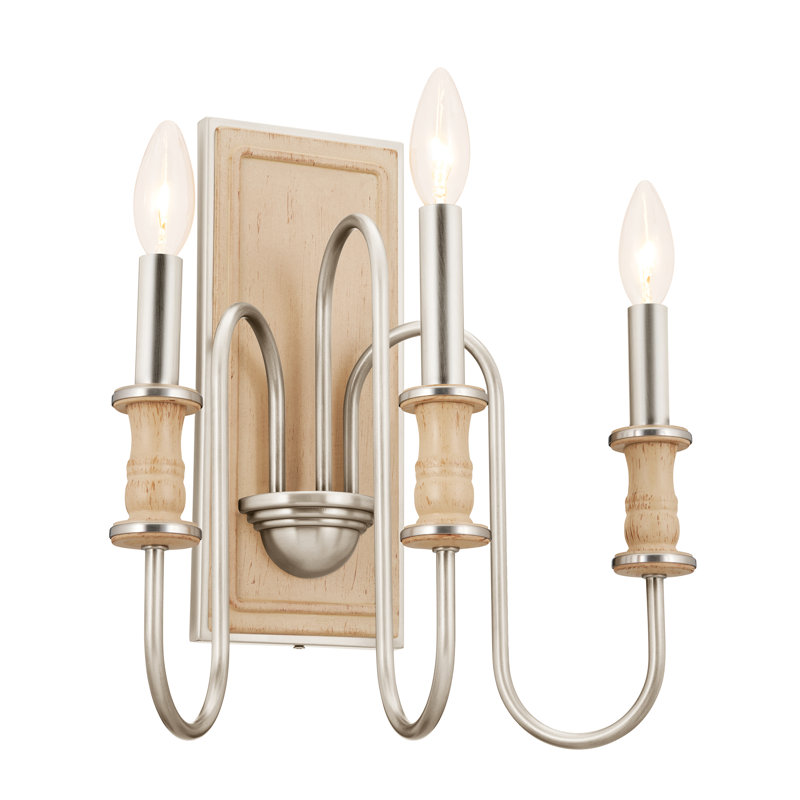 Dilnoor Steel Candle Wall Light