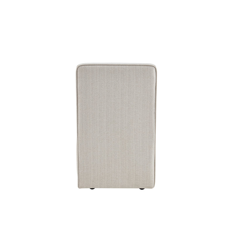 De 2 chaises de salle à manger modernes - rembourrage, rembourrage en mousse, forme rectangulaire, hydrofuge, structure stable en métal et pin 2 chaises avec tissu moderne, rectangulaire, teinté, bois