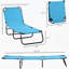 Chaise longue de piscine pliante Outsunny, dossier inclinable à 5 niveaux pour un confort et une polyvalence ultimes, idéale pour la plage, la cour et le patio