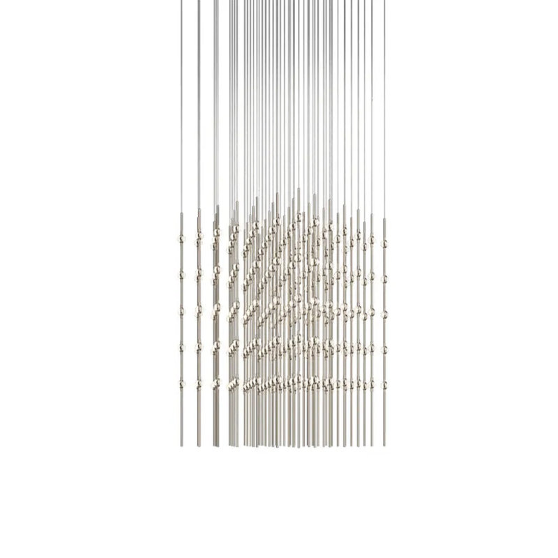 Constellation 245 - Light LED Pendant, Satin Nickel/Clear, 2700K