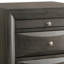 Table de chevet 2 tiroirs Grey Oak-1055649459