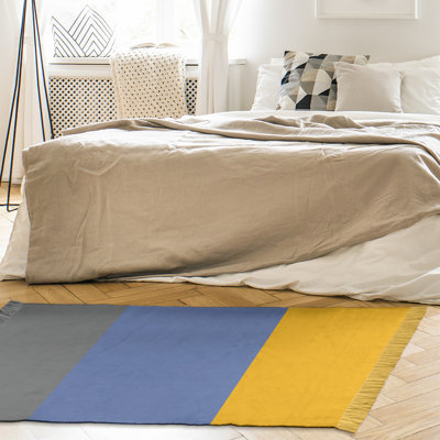 Chenille Striped Indoor Rug