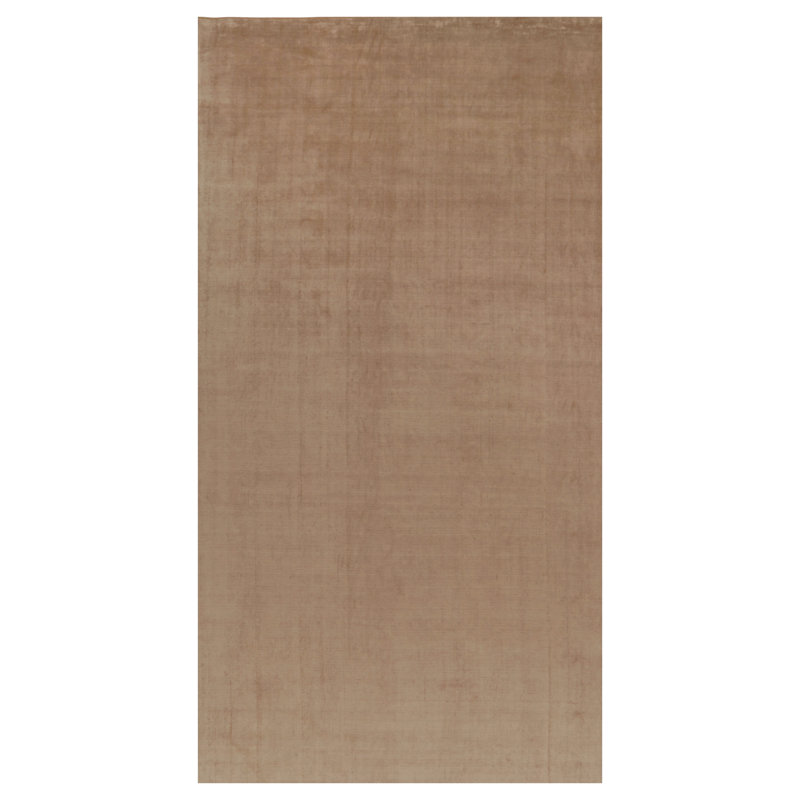 Textural Hand Knotted Silk Area Rug