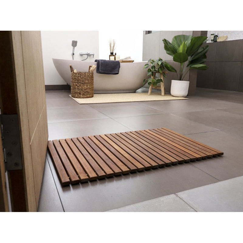 Bednar Wood Bath Rug