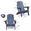 Chaise de jardin d'extérieur pliante Adirondack