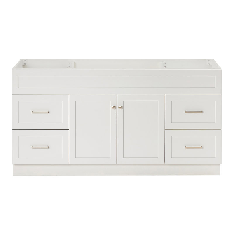 Base de meuble-lavabo simple Paulla, Blanc