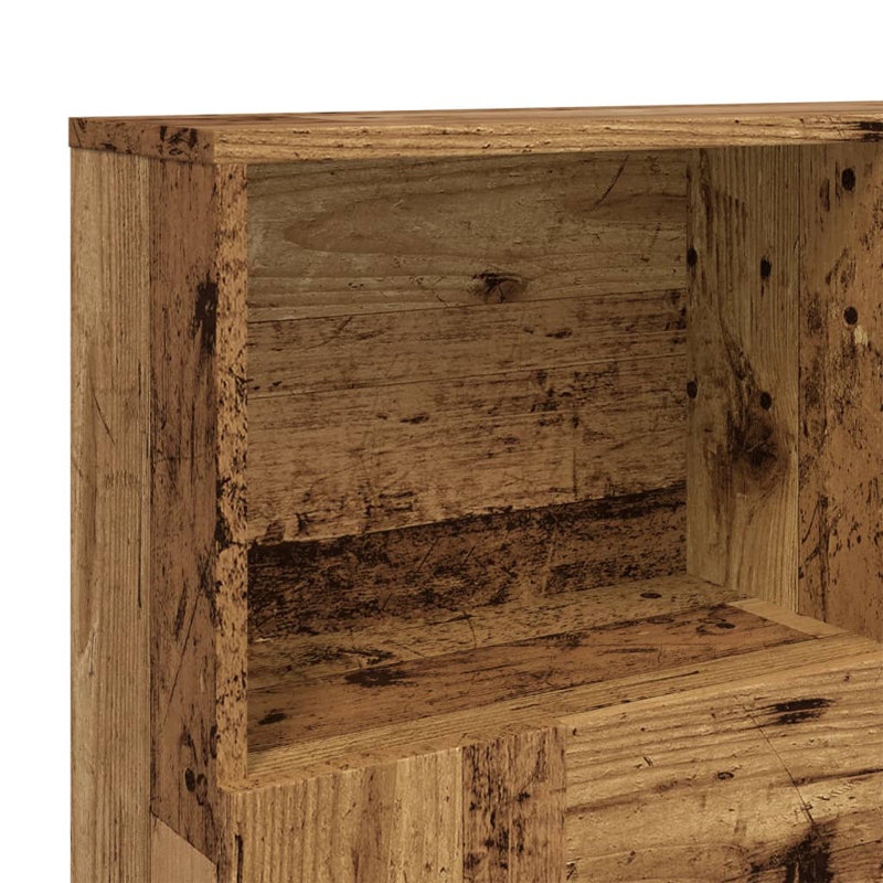 Bodiam Bookcase Headboard, Reclaimed Wood