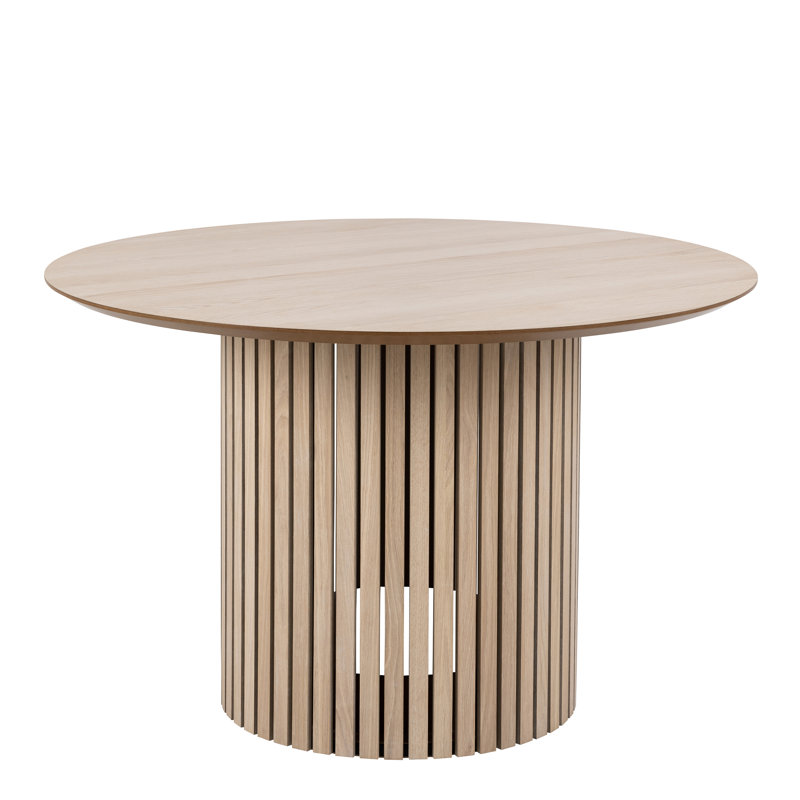 Giancarlo Round Solid Wood Base Dining Table