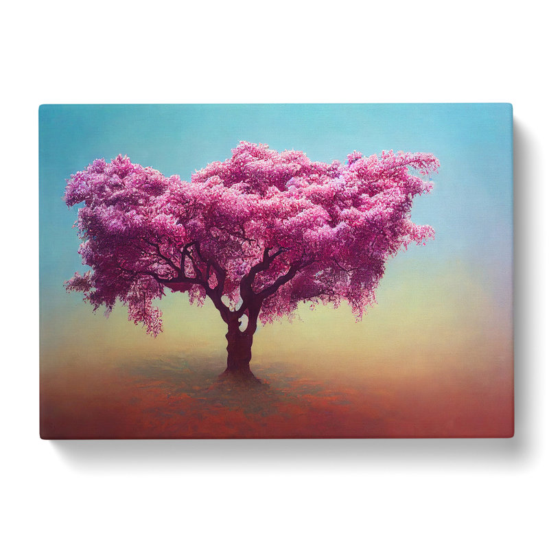 Riveting Blossom Tree - Wrapped Canvas Print, 35cm H x 50cm W x 3cm D