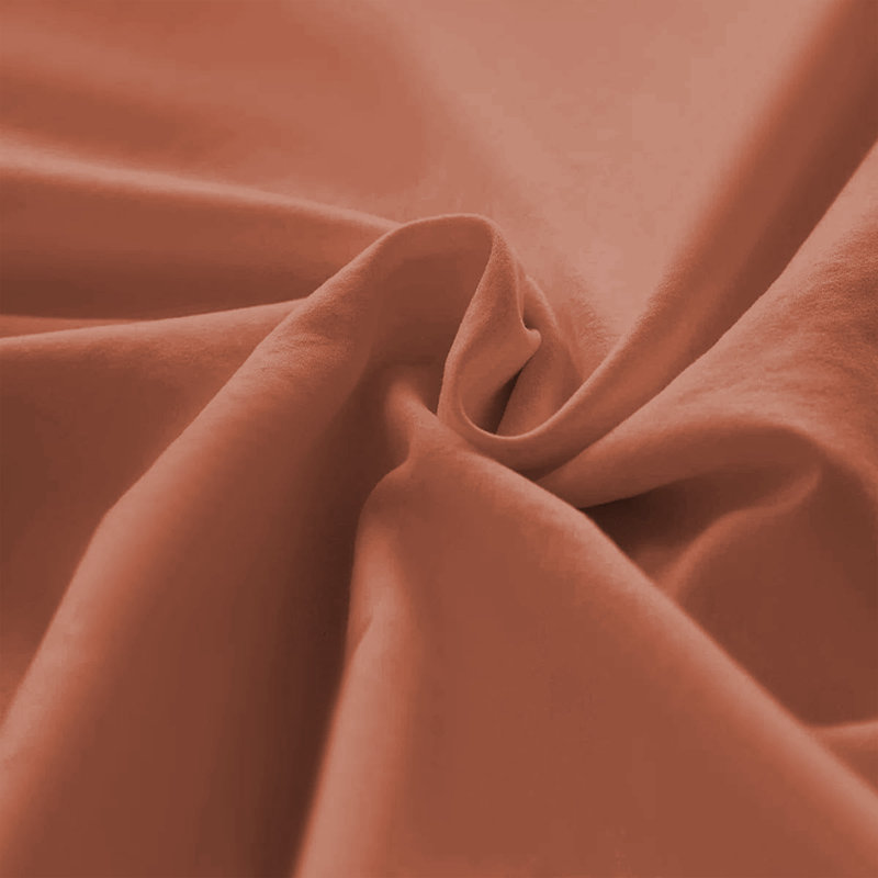 Microfiber Machine Tufted - Set of 2, Rust