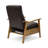 Wood Arm Push Back Recliner-673593023