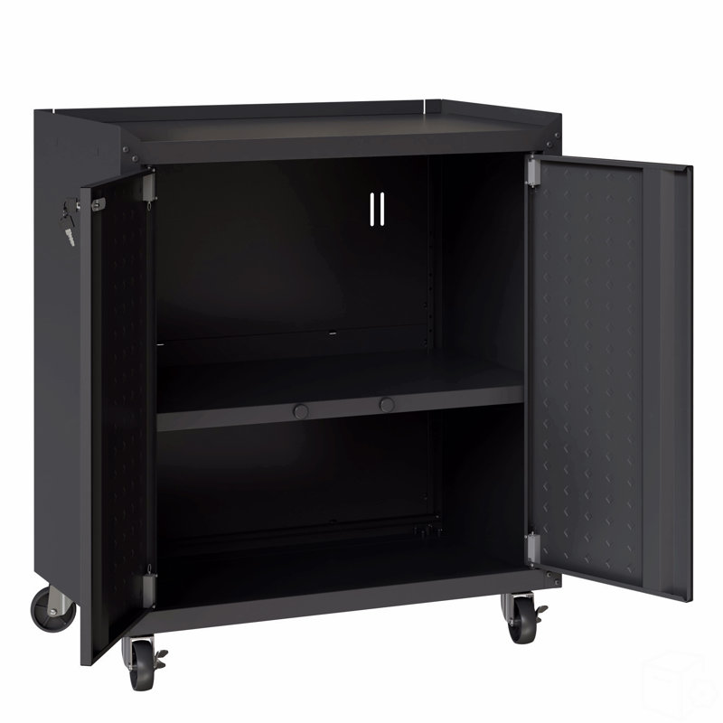 Armoire de garage 30 po, Noir