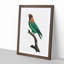 Caica Parrot by F. Levaillant - Picture Frame Painting Print-55513966-55513968