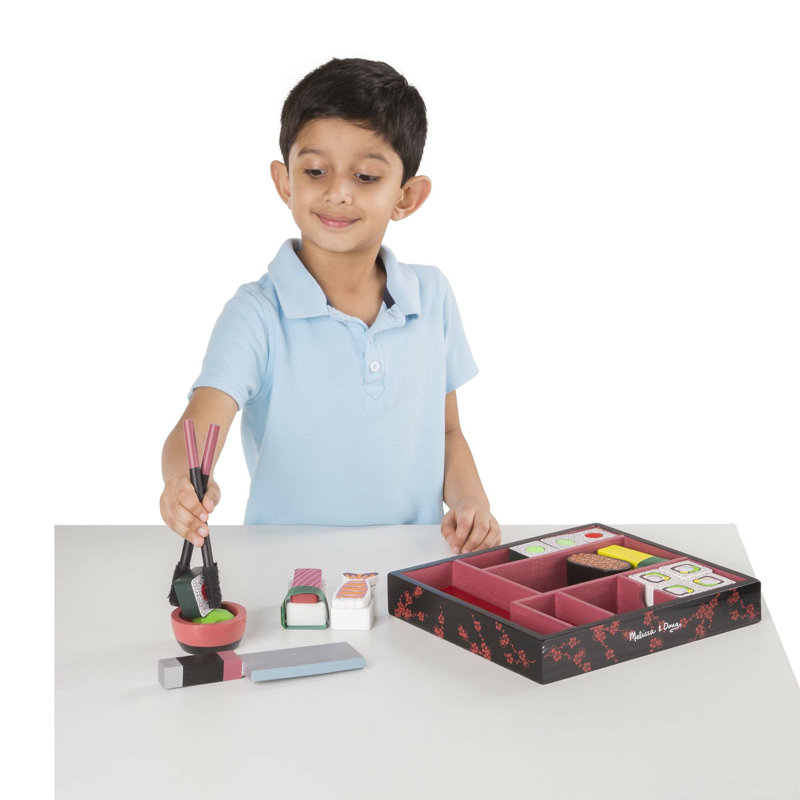 24 Piece Sushi Slicing Box Play Set