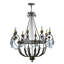 Lustree empire 8 lumières à bougie de style bougie Nordman
