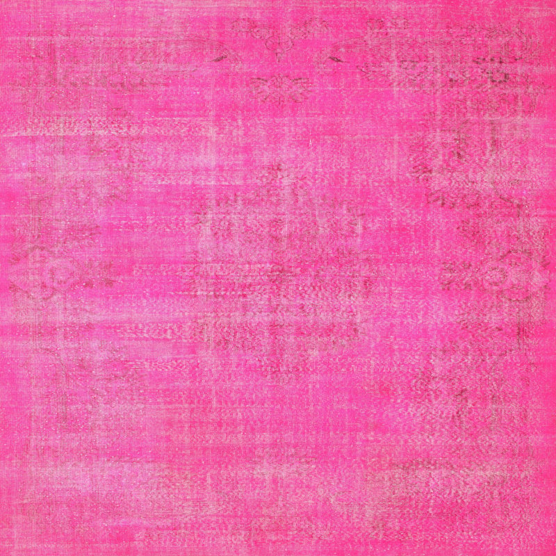 Tapis rose Danyl, Carré 4 pi