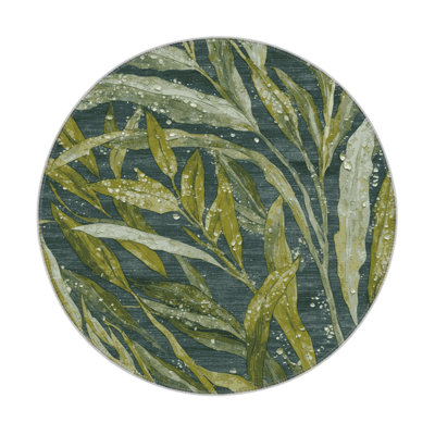 Nature Green Indoor and Outdoor Area Rug