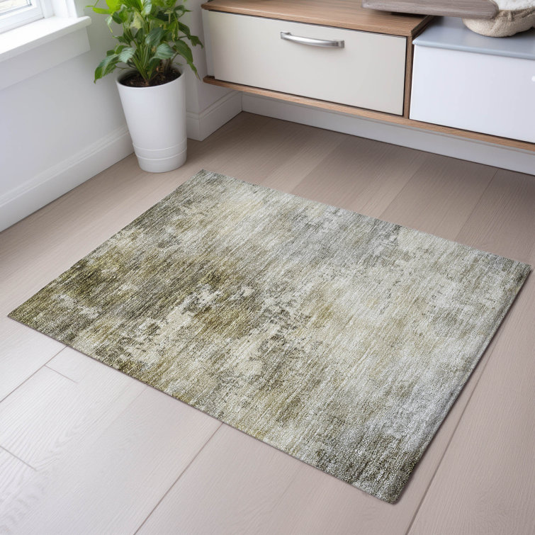 Premium Machine Washable Gurubaksh AMF1158 Abstract Rug