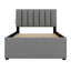 Lit plateforme tapissier simple Teddy-1542983997