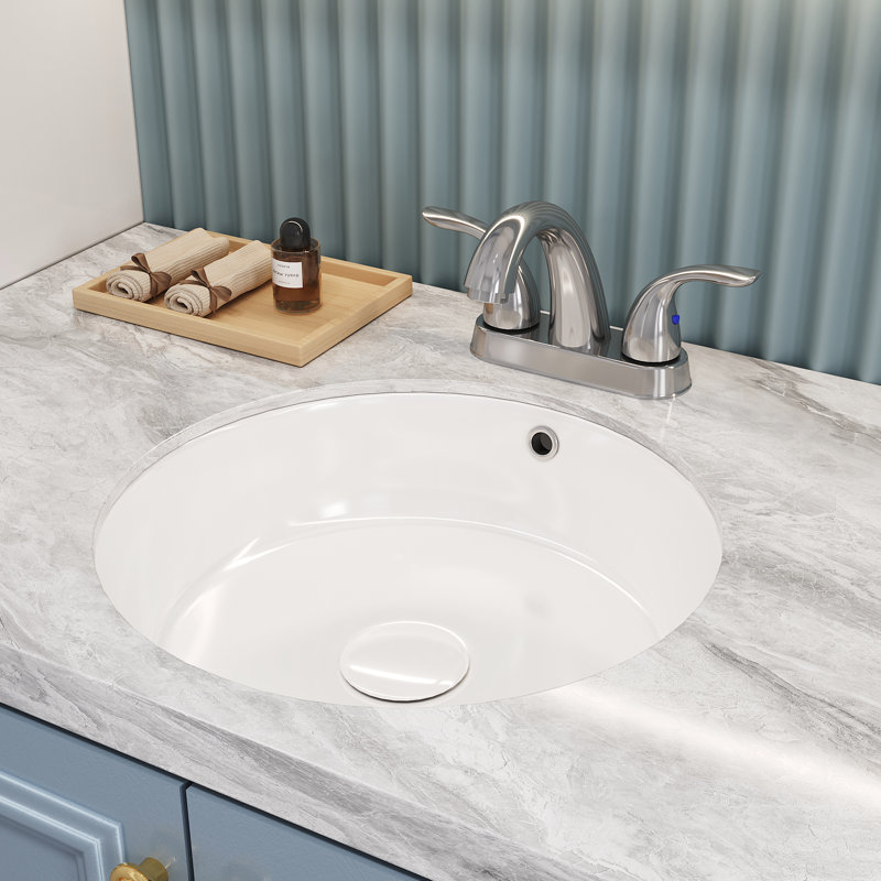 Bathroom Sink Faucet, 2, 5.45" Mid Arc Spout, Zinc Alloy Handles, , Deck Mount With Plate Ceramic Cartridge,, Brushed Nickel