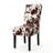 Velvet Upholstered Dining Chair Set with Upholstered Back,Wood Legs-2024521217