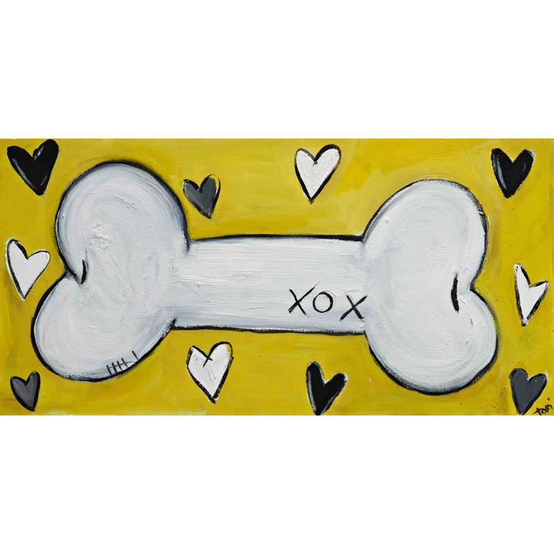 « yellow os » par tori campisi, reproduction d’art sur toile tendue, H 30 po x l 60 po
