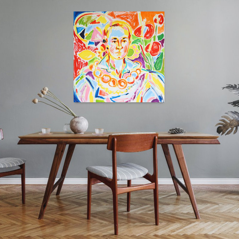 Art contemporain, art contemporain abstrait, H 32 po x l 32 po