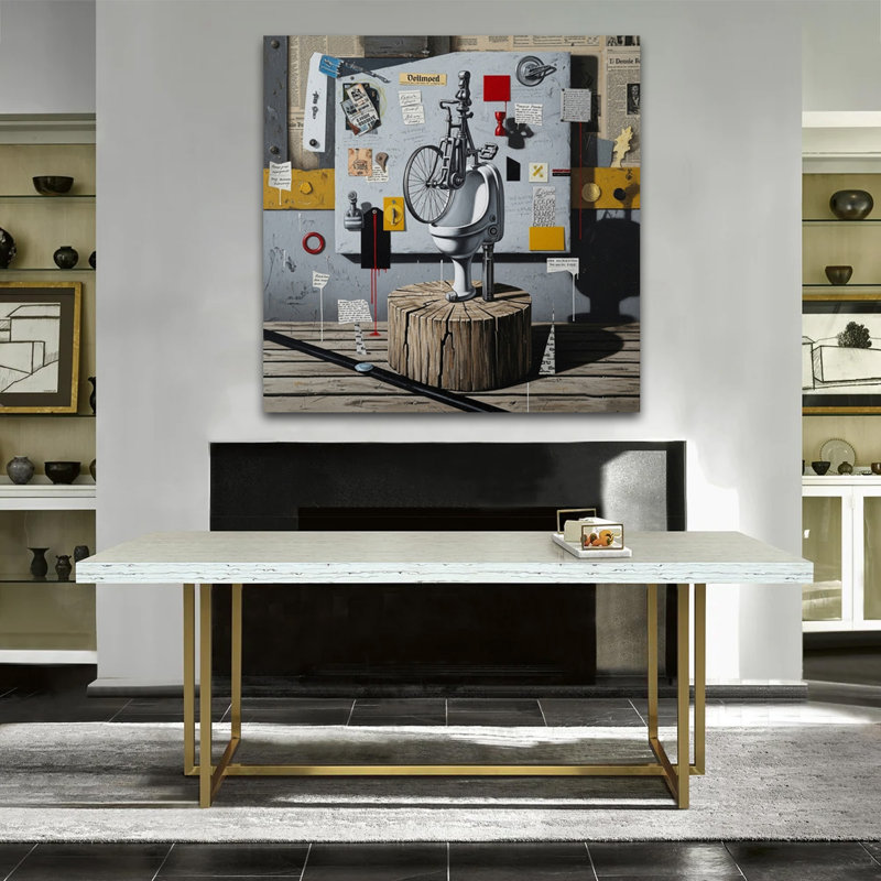 Sanitary Revolution, 24" H x 24" W