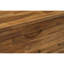 Banc de rangement en bois d'acacia massif de 46 pouces