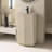 17.9'' Freestanding Textured Solid Surface Pedestal Bathroom Sink