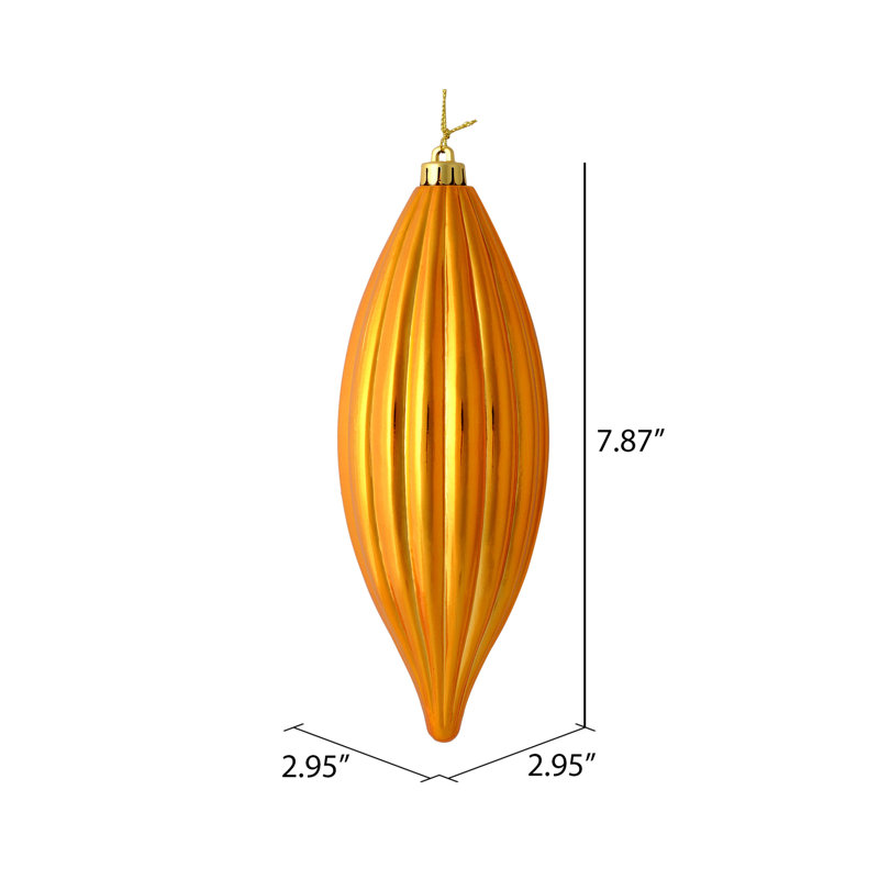 Ornement en forme de fleuron 8 po nLine, Or antique