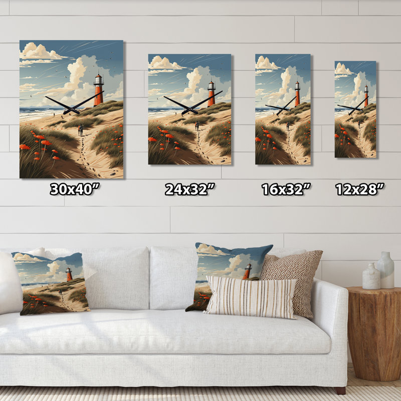 Yampa - Horloge murale plage, Grand