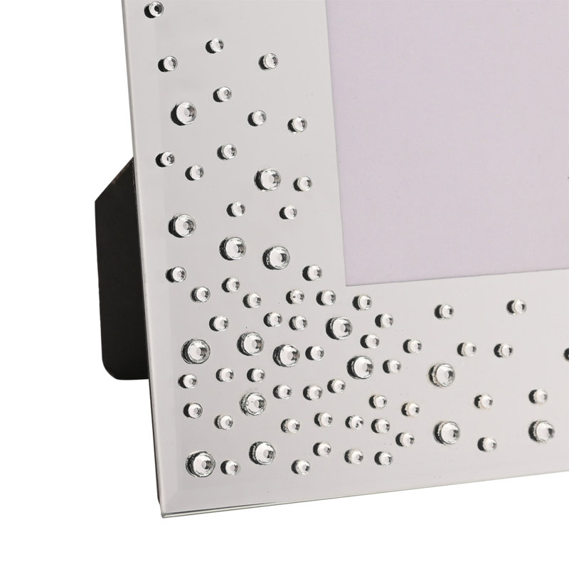 Silver Glass Picture Frame, 10.2cm x 15.2cm